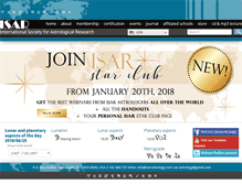 Tablet Screenshot of isarastrology.com